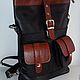 Backpack-leather bag 28. Backpacks. Sergei. My Livemaster. Фото №6