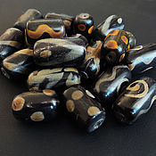 Материалы для творчества handmade. Livemaster - original item Beads Aged Water Buffalo Horn 42h23mm assortment. Handmade.