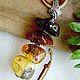 Order Amber. Pendant 'For contemplation' amber silver. Frollena II. Natural Baltic amber. Livemaster. . Pendants Фото №3