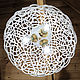 White openwork lamp with three lamps and sconces. Chandeliers. Elena Zaychenko - Lenzay Ceramics. My Livemaster. Фото №6