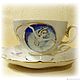 Decorative vase 'Swan lake'. Single Tea Sets. Classic porcelain (SZubova). Online shopping on My Livemaster.  Фото №2