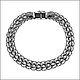 Silver bracelet Python, Italian, Chain bracelet, Permian,  Фото №1