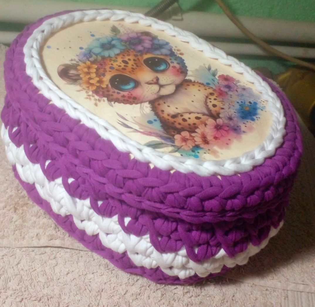 Вязанные корзинки из трикотажной пряжи в интернет-магазине Ярмарка ...