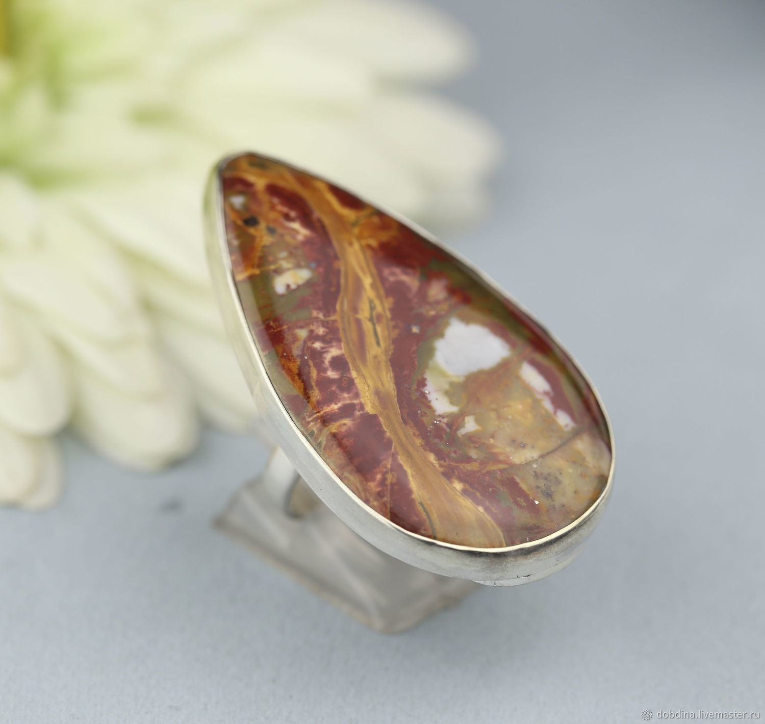 Ring with Jasper. Silver, Rings, Moscow,  Фото №1