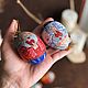 Huevo pintado de madera, 7 cm. Easter souvenirs. Ручной Лис. Online shopping on My Livemaster.  Фото №2