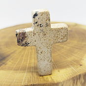 Фен-шуй и эзотерика handmade. Livemaster - original item Figure cross made of sand jasper. Handmade.