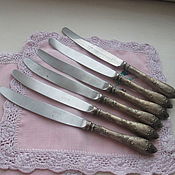 Винтаж: Продано! Мельхиоровые большие столовые ножи.Кольчугино. СССР