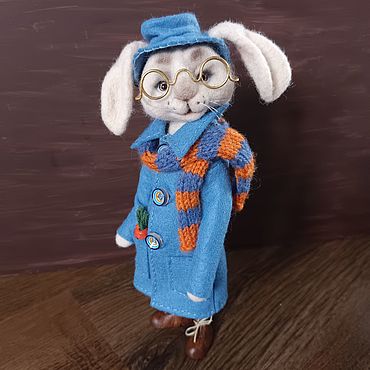 Куклы и игрушки ручной работы. Ярмарка Мастеров - ручная работа Войлочная игрушка: Зай Григорий . Игрушка из шерсти.. Handmade.
