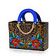 Copy of Exclusive bag with a unique hand-made beadwork «Butterfly», Shopper, Moscow,  Фото №1