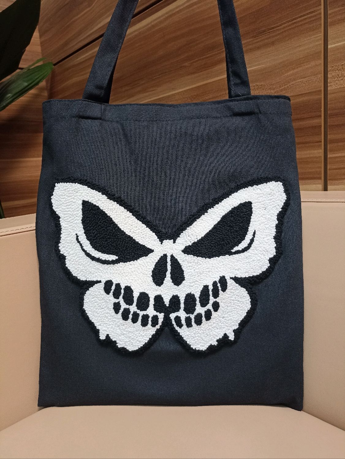 Сумка-шоппер с вышивкой в стиле punch needle (ковровая вышивка) в ...