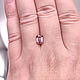 Циркон розовый октагон 2.56 ct. Танзания + гемм. заключение. Кристаллы. Зов Камня - магазин украшений. Ярмарка Мастеров.  Фото №7