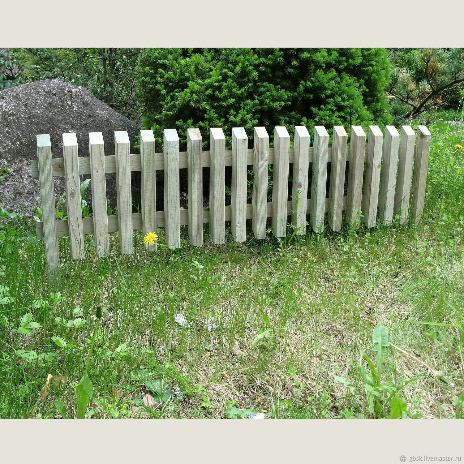 Декоративный забор для огорода (78 фото)