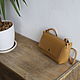 Женская сумочка горчичная светло коричневая. Классическая сумка. Migoto_bags. Ярмарка Мастеров.  Фото №4