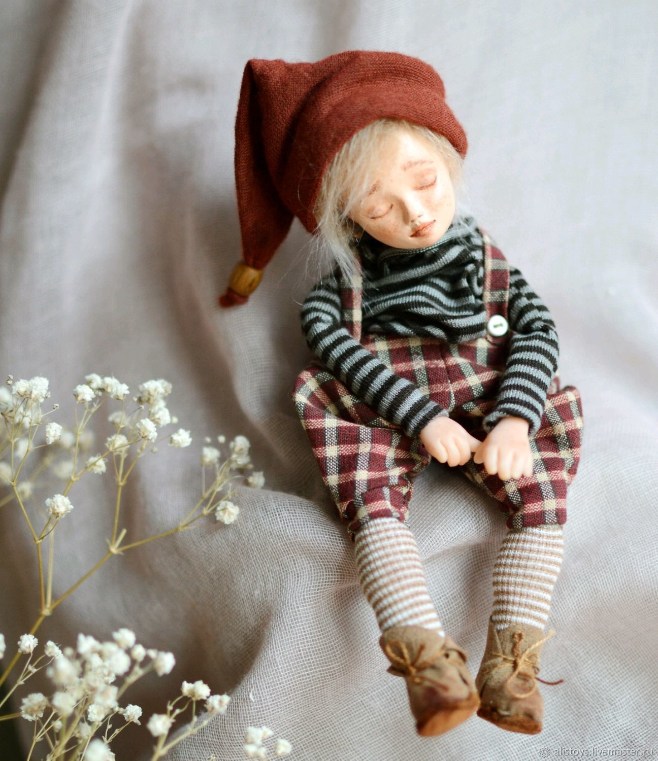 Sleeping baby Etienne, Dolls, Ekaterinburg,  Фото №1