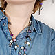 Necklace and earrings with agate, hematite and Swarovski crystals. Jewelry Sets. talking-sweater. My Livemaster. Фото №6