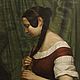  Oil painting 'Girl with a scythe', Pictures, Moscow,  Фото №1