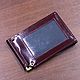 Cover for ID card clip for money FSO. Cover. Leather Collection. My Livemaster. Фото №4