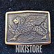 Пряжка Крылатый страж  купить мужскую пряжку. Ремни. NIKISTORE - bronze (nikistore-art). Интернет-магазин Ярмарка Мастеров.  Фото №2