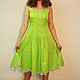 Women's summer sundress 'Apple Green'. Sundresses. Moda No Time. Online shopping on My Livemaster.  Фото №2