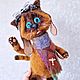 Кот Лётчик. Амигуруми куклы и игрушки. viva_lena. Интернет-магазин Ярмарка Мастеров.  Фото №2