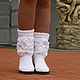 Demi-season boots ' Tatiana'. High Boots. KnittedBoots. My Livemaster. Фото №5