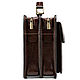 Order Leather bag 'Sakman' (dark brown). Russian leather Guild. Livemaster. . Men\'s bag Фото №3