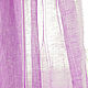Ткань льняная для штор. Лён-тюль Фиолетово-сиреневый. Ткани. БЕЛОРУССКИЙ ЛЁН. Ярмарка Мастеров.  Фото №4