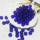 Round Beads 40 pcs 4 mm Blue. Beads1. agraf. My Livemaster. Фото №4