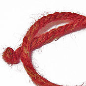 Украшения handmade. Livemaster - original item Bracelet-thread: Red thread For good luck!. Wool and nettle. Handmade.