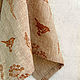 Linen kitchen towel 'Bird in the grass', Towels, Vladimir,  Фото №1