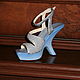 Заказать Миниатюрная босоножка Just the Righ Shoe США 2002 год. Мир фарфора и украшений. Ярмарка Мастеров. . Статуэтка Фото №3