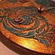 Часы настенные Бирюзовая Галактика. Часы классические. Rimma Vita мастерская Афина. Ярмарка Мастеров.  Фото №6