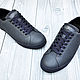 Order Stylish sneakers, made of natural perforated leather, handmade. SHOES&BAGS. Livemaster. . Training shoes Фото №3
