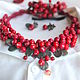 Jewelry set 'Juicy cranberries'. Jewelry Sets. Juturna. My Livemaster. Фото №6