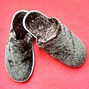 Обувь ручной работы handmade. Livemaster - original item Sheepskin Slippers 36 closed Cape. Handmade.