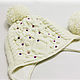 Шапка "Зимний сад". Шапки. GretaliKnitwear.. Ярмарка Мастеров.  Фото №6