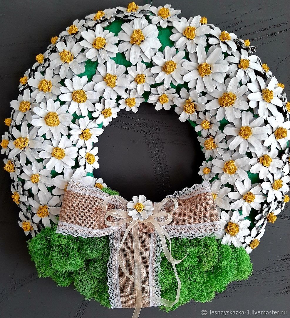 Подвески: интерьерный венок в интернет-магазине на Ярмарке Мастеров ...