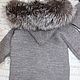 Knitted children's jumpsuit with fur. Childrens outerwears. Oksana Demina. Online shopping on My Livemaster.  Фото №2