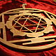 Дурга Янтра настенная, 26 см. Оберег. Yantra Wood. Ярмарка Мастеров.  Фото №4
