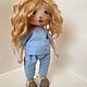 Заказать Кукла интерьерная врач. текстильные куклы textile dolls. Ярмарка Мастеров. . Игрушки Фото №3