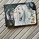 Notepad wood cover A4 "Unicorn". Notebooks. EVAG. My Livemaster. Фото №5