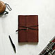 Leather notebook A5, Notebooks, St. Petersburg,  Фото №1