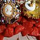 Заказать Серьги камеи  с кристаллами. ANTIQUE THINGS    (НАТАЛЬЯ). Ярмарка Мастеров. . Серьги-пусеты Фото №3