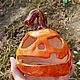 Тыква ДЖЕК ручной работы подсвечник Halloween 2023, Подсвечники, Саратов,  Фото №1