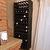 Для дома и интерьера handmade. Livemaster - original item Wine and champagne rack for 90 bottles. Handmade.