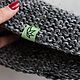 Order Warm the dressing of hemp, grey-black. Hemp bags and yarn | Alyona Larina (hempforlife). Livemaster. . Bandage Фото №3
