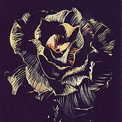 Картина маслом цветы «Физостегия на светлом фоне»
