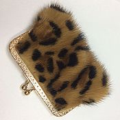 Сумки и аксессуары handmade. Livemaster - original item Purse made of fur. Cosmetic bag made of fur.. Handmade.