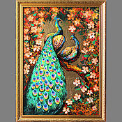 Картины и панно handmade. Livemaster - original item Paintings: Peacocks 