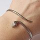 Браслет из серебра "Змея 2". Браслет жесткий. Newstylejewelry. Ярмарка Мастеров.  Фото №4